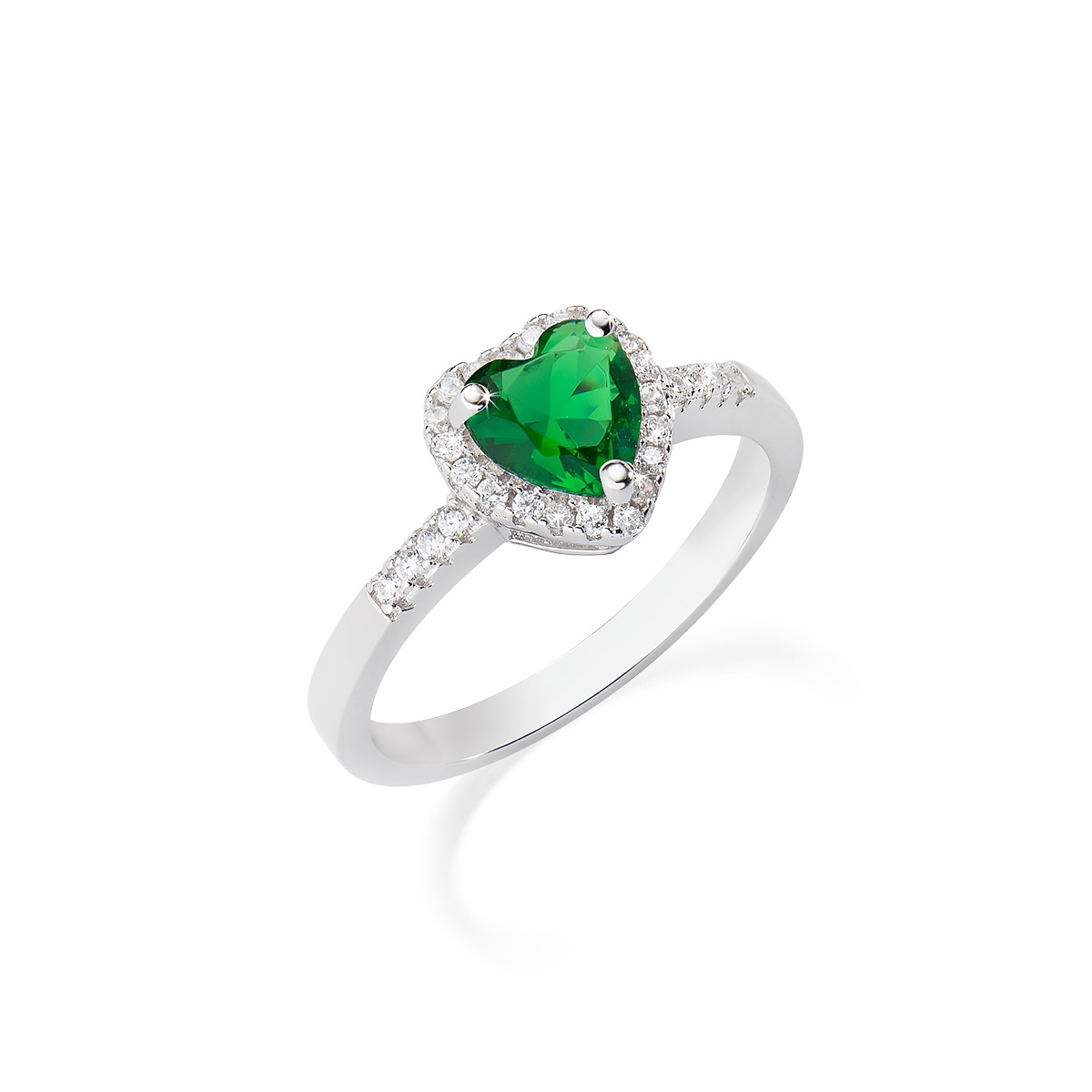 Anello  Rodio Cuore dell'Oceano Verde
