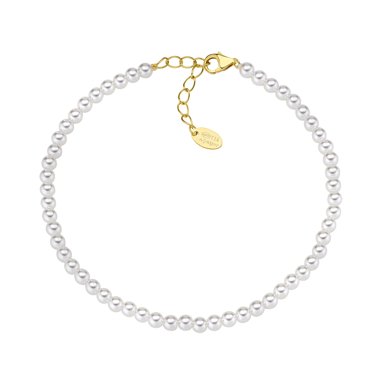 3 mm Crystal Pearls Bracelet